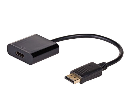 EAN 5901720130624 - Akyga AK-AD-11 adaptador de cable de vídeo 0,15 m HDMI tipo A (Estándar) DisplayPort Negro imagen 1