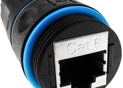 Techly Iwp-Md C6-Ip68t Cambiador De Género Para Cable Rj-45 Negro