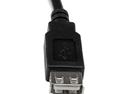 Startech Cable Alargador Usb 2.0 - Macho A Hembra Usb A 0,15m Usbextaa6in