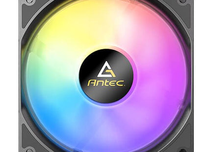 Kit 3 Ventiladores Pc  Auxiliar P12 A-Rgb Negro Antec Pack De 3/ Argb Pwm 120mm/ Anti-Vibration