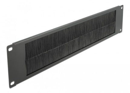 Delock Tira De Cepillo Para Administración De Cables De 19" 2u Negro