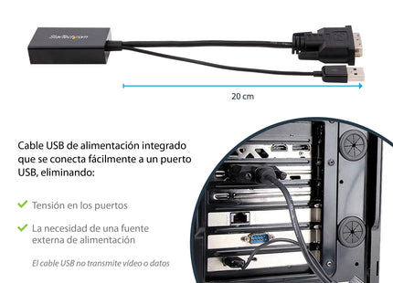 EAN 0065030875851 - StarTech.com DVI2DP2 adaptador de cable de vídeo 0,254 m Negro imagen 13