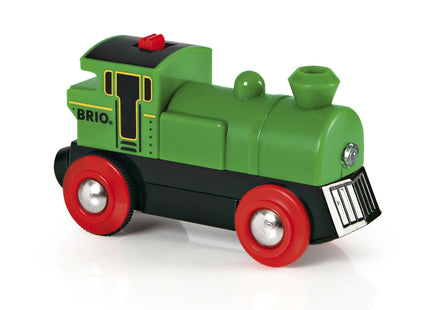 Brio World World Speedy Locomotora De Batería Verde, Vehículo De Juguete Verde 33595