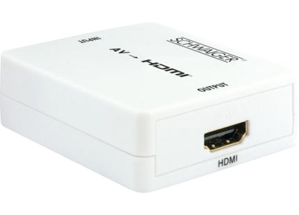 Schwaiger Hdmrca01 513 Conversor De Vídeo Con Escalador 1920 X 1080 Pixeles Av A Hdmi