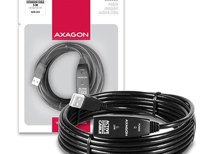 EAN 8595247902320 - Axagon ADR-205 cable USB USB 2.0 5 m USB A Negro imagen 4