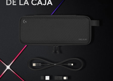 Teclado Ingles Logitech 920-011911 / G Pro X 60 Us Negro