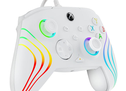Controller Wired Afterglow Wave Blanco