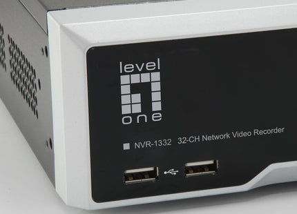 Levelone Nvr-1332 Grabador De Vídeo En Rojode 32 Canales H.265