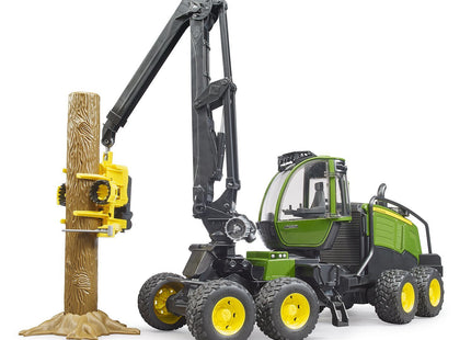 Cosechadora Brother John Deere 1270g,  (Verde/Negro, Incl. Tronco De Árbol)