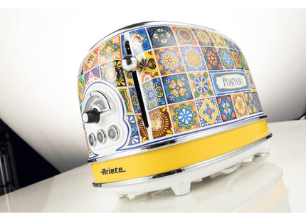 Tostadora Ariete 0155/0p 6 2 Rebanada(S) 815 W Multicolor, Amarillo