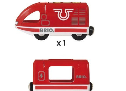 Brio Tren De Pasajeros A Batería World Red, Vehículo De Juguete 33746