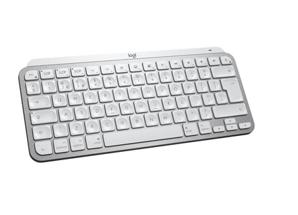 Logitech Mx Keys Mini For Mac Teclado Retroiluminación Bluetooth Qwerty Reino Unido Gris Pálido