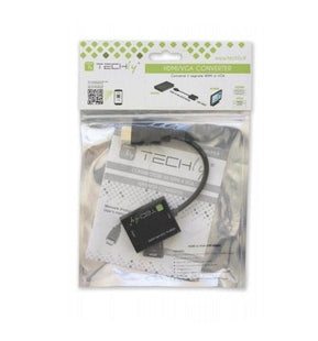 EAN 8057685301658 - Techly IDATA-HDMI-VGA2 adaptador de cable de vídeo VGA (D-Sub) Negro imagen 4