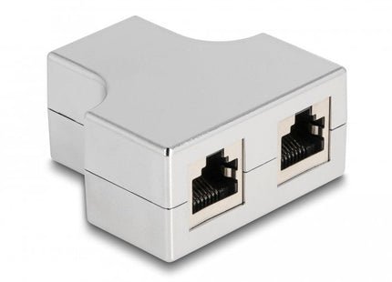 Delock Divisor Rj45 / Adaptador T 1 X Rj45 Hembra A 2 X Rj45 Hembra Cat.5e Stp