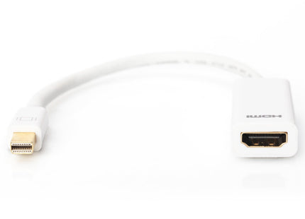 EAN 4016032289548 - Digitus AK-340404-001-W adaptador de cable de vídeo 0,15 m Mini DisplayPort HDMI Blanco imagen 4