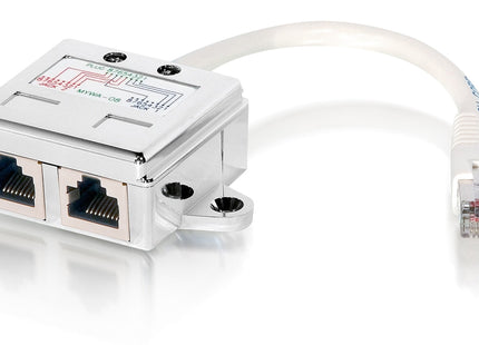 EAN 4015867523544 - Equip 127603 divisor de red Metálico, Blanco imagen 1