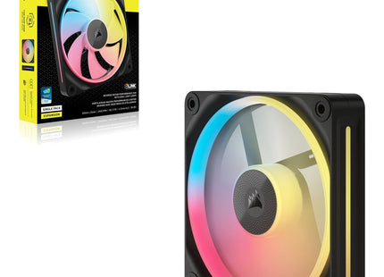 EAN 0840006688686 - Corsair iCUE LINK LX120-R RGB Carcasa del ordenador Ventilador 12 cm Negro 1 pieza(s) imagen 3