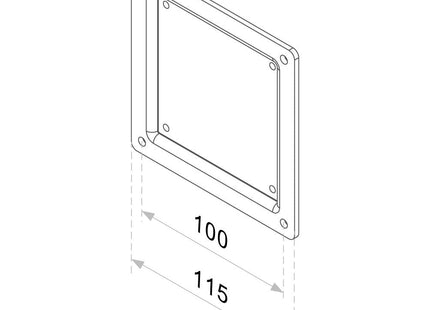 Newstar Placa Adaptadora Vesa