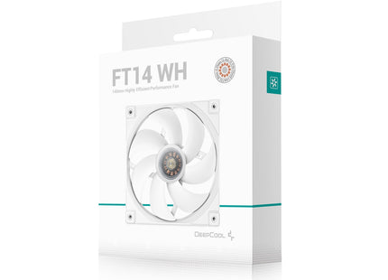 Ventilador Pc Deepcool Ft14 Wh 140x140x25 140 Mm R-Ft14-Whwpn1-G