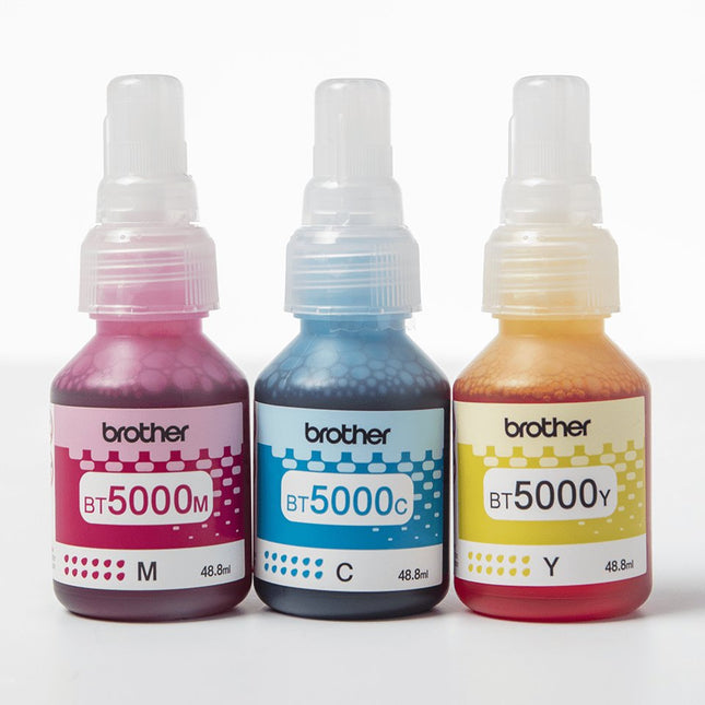 Brother Bt5000 Ink Bottle Value Pack 1x C M Y