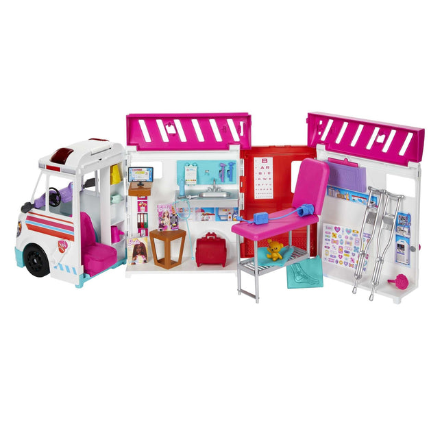Mattel Barbie 2-In-1 Ambulance Playset, Vehículo De Juguete