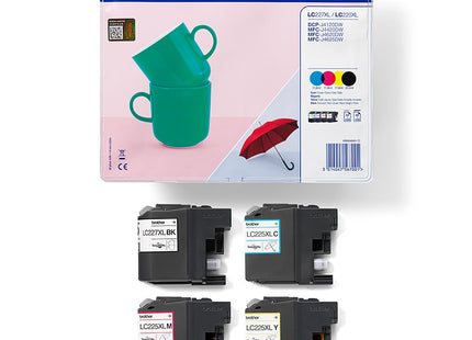 EAN 5014047567001 - Brother LC-227XLVALBP cartucho de tinta 4 pieza(s) Original Negro, Cian, Magenta, Amarillo imagen 2