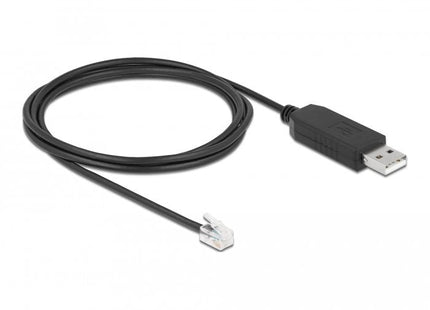 Delock Cable Usb Typ-A A Seriell Rs-232 Rj9/Rj10 2 M