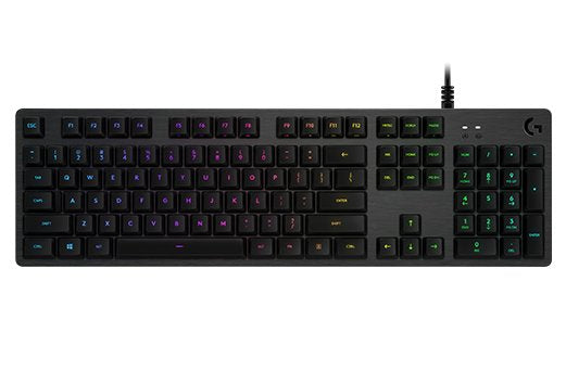Teclado Italiano Logitech G G512 Carbon Lightsync Rgb Mechanical Gaming Gx Brown Switches Usb Qwerty Carbono