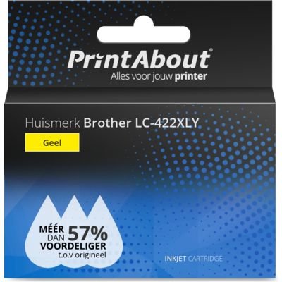 Tinta Original Brother Lc422xl Amarillo - Lc422xly