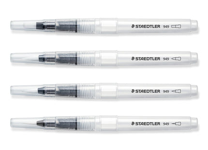 Staedtler Pinceles De Agua 949 Con Puntas Diferentes Blister -4ud-