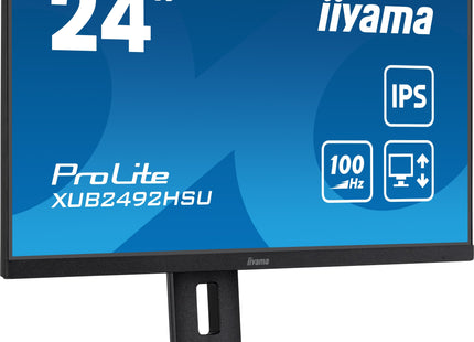 EAN 4948570122578 - iiyama XUB2492HSU-B6 pantalla para PC 60,5 cm (23.8") 1920 x 1080 Pixeles Full HD LED Negro imagen 2
