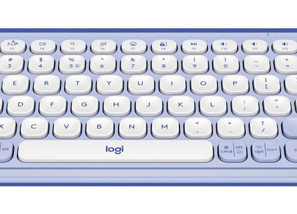 EAN 5099206127586 - Logitech 920-013074 teclado Universal Bluetooth QWERTY Internacional de EE.UU. Lila, Blanco imagen 2