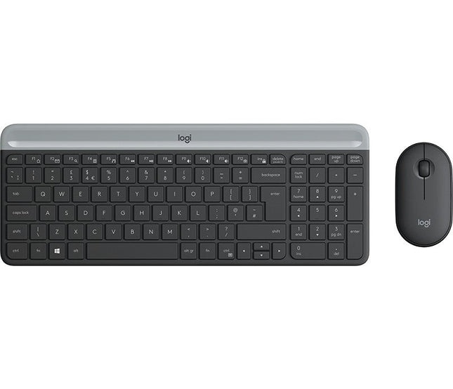 Teclado Belga + Ratón Logitech Mk470 Rf Inalámbrico Azerty Grafito 920-009194