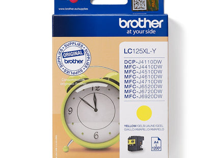 EAN 4977766713962 - Brother LC-125XLY cartucho de tinta 1 pieza(s) Original Amarillo imagen 1