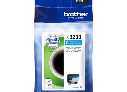 Tinta Brother  Lc3233c Dcpj1100dw Mfcj1300dw Ori Cian
