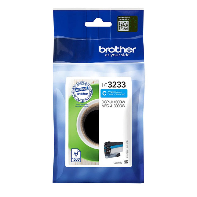 Tinta Brother  Lc3233c Dcpj1100dw Mfcj1300dw Ori Cian