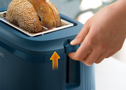 Tostadora Philips Serie 3000 2 Ranuras 900w Azul