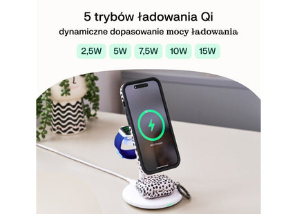 EAN 5904326375789 - Green Cell MSST-GC-3IN1-W cargador de dispositivo móvil Auriculares, Auriculares, Smartphone, Reloj intel imagen 10