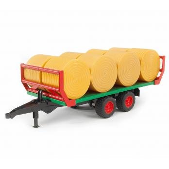 EAN 4001702022204 - BRUDER Bale transport trailer with 8 round bales parte y accesorio de modelo a escala imagen 1