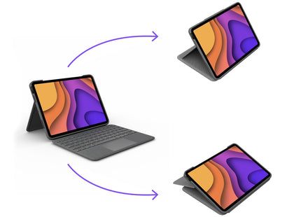 Logitech Folio Touch Gris Smart Connector Qwertz Suizo