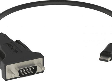 EAN 5696996000008 - Vision TC-USBCSER/BL cable de serie Negro RS-232 USB-C imagen 3