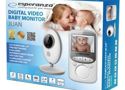 EAN 5901299955215 - Esperanza EHM003 video-monitor para bebés 50 m Blanco imagen 2