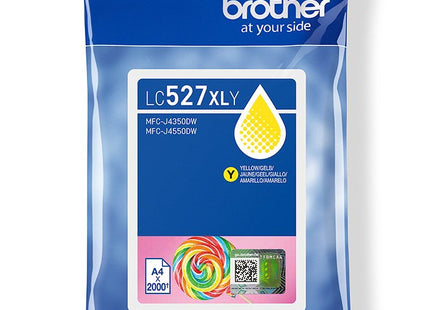 Tinta Brother Amarillo De Larga Duracion Lc527xly 2.000 Paginas