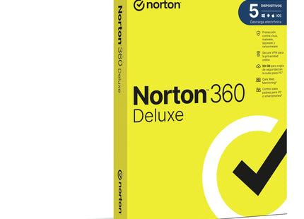 Norton 360 Deluxe 50gb Es 1 User 5 Device 12mo Box