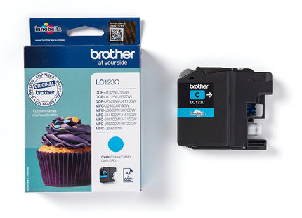 Tinta Original Brother Lc-123c Cian