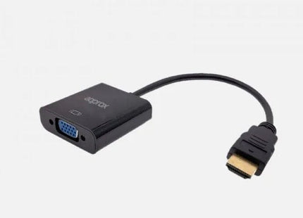 Adaptador Hdmi A Vga + Salida Audio Approx De Hdmi A Vga + Salida Audio Estereo