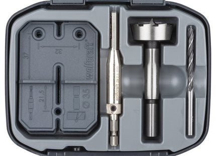 EAN 4006885465602 - wolfcraft GmbH 4656000 broca Fresa para bisagras 3 pieza(s) imagen 2