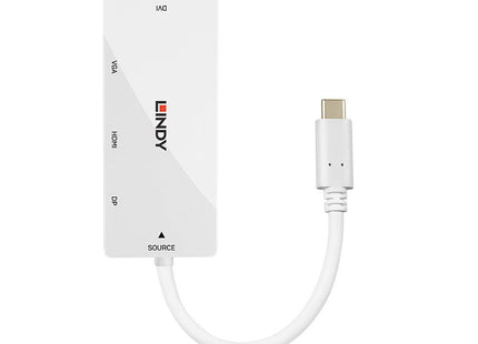 Convertidor Lindy Usb 3.1 Tipo C A Multi-Av