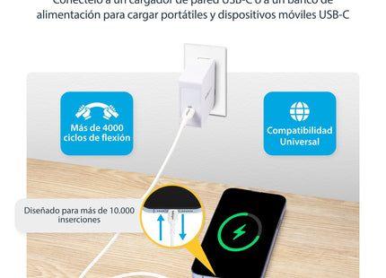 EAN 0065030911818 - StarTech.com USB2CC2MNCWHE cable USB USB C imagen 6