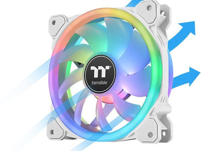 Thermaltake Swafan 12 Rgb Radiador Fan Tt Premium Edition White (3-Fan Pack) Cl-F145-Pl12sw-A